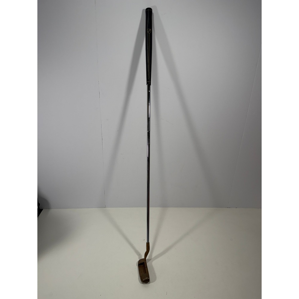 Vintage Golf Tech 225 Brass Blade Putter Right‎ Handed Steel Shaft 35in